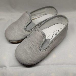 Pirufin Baby Shoes Made in Spain Style Charol Gray 22